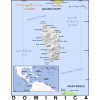 Map of Dominica